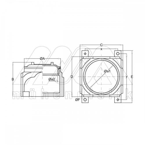 EX-PROOF GUB TYPE JUNCTION BOX (COSIME)