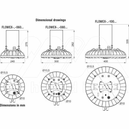 EX-PROOF FLOWEX High Bay LED lighting fixtures (CORTEM)