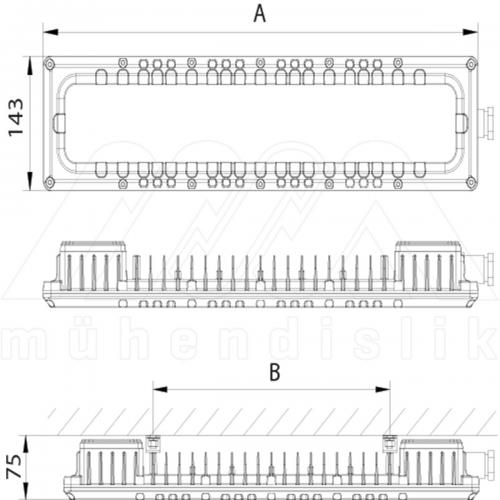 EXPROOF LED LINEAR ARMATÜR (CROWN EXTRA)