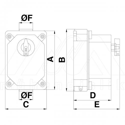 EXPROOF MOTOR KORUMA ŞALTERİ (BARTEC-FEAM)