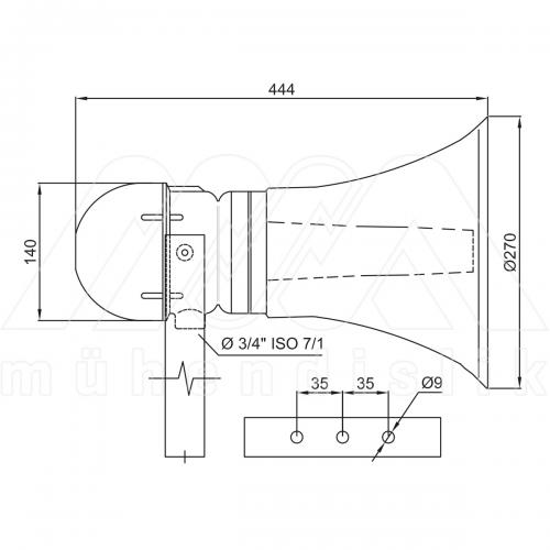 EX-PROOF LOUDSPEAKER (CORTEM)