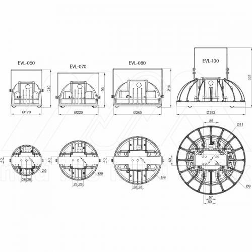 EX-PROOF HIGH BAY LED LIGHTING FIXTURE_EVL (CORTEM)