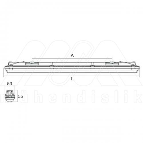 EX-PROOF LED FLORESAN ARMATÜR (COSIME)