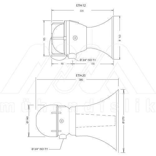 EX-PROOF ELEKTRONİK SİREN (CORTEM)